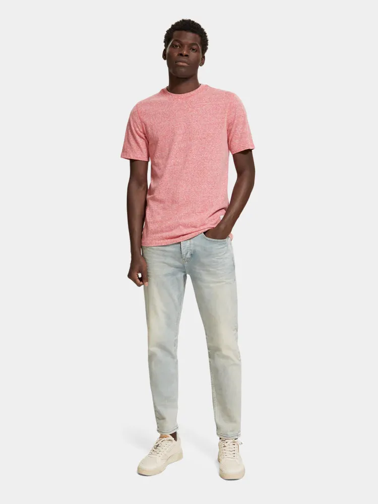 Regular-fit melange t-shirt sold by Scotch & Soda product image thumbnail 4