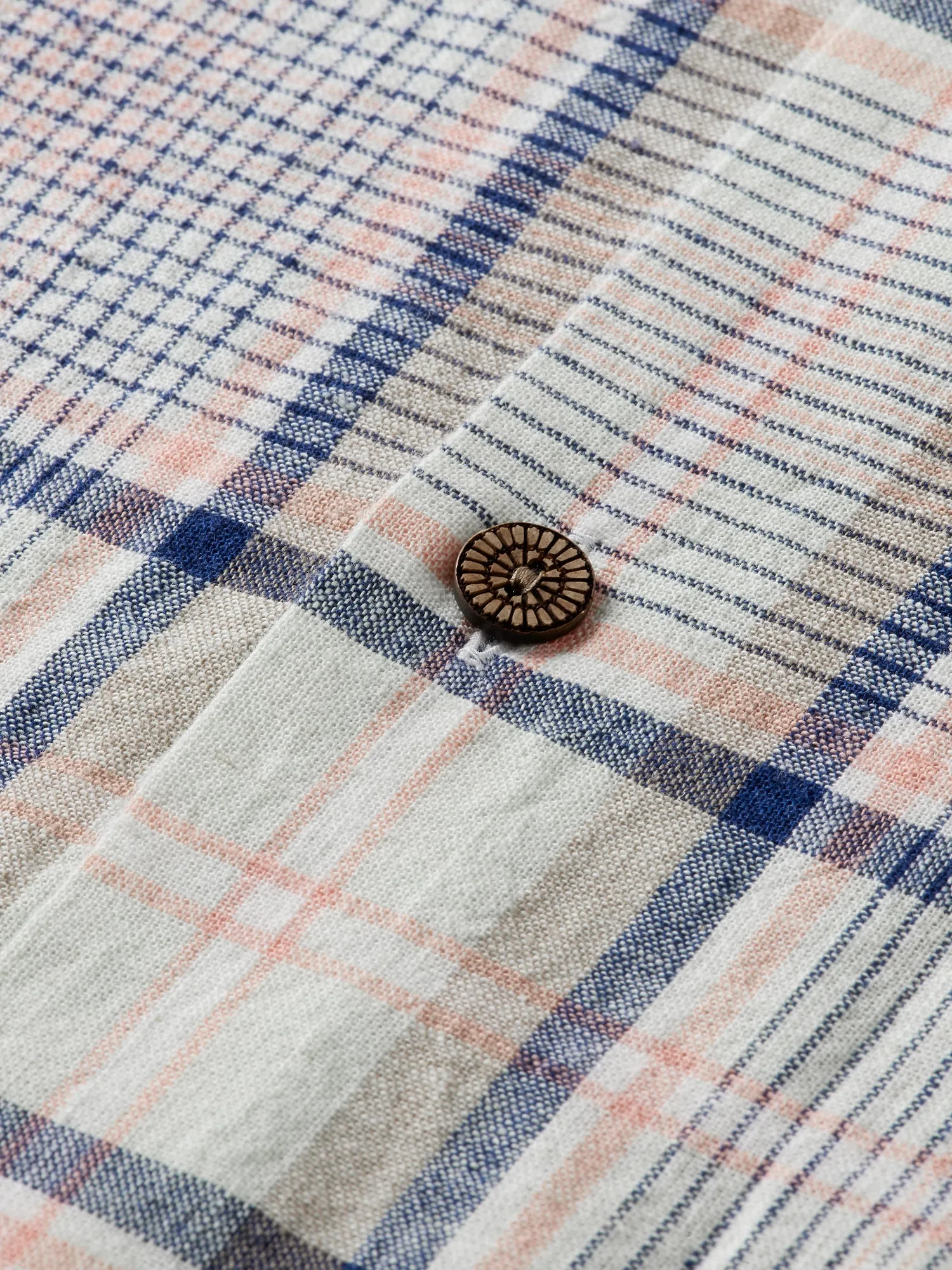 Short sleeve linen blend shirt sold by Scotch and Soda product image thumbnail 3