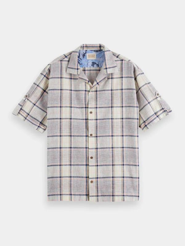 Short sleeve linen blend shirt sold by Scotch and Soda