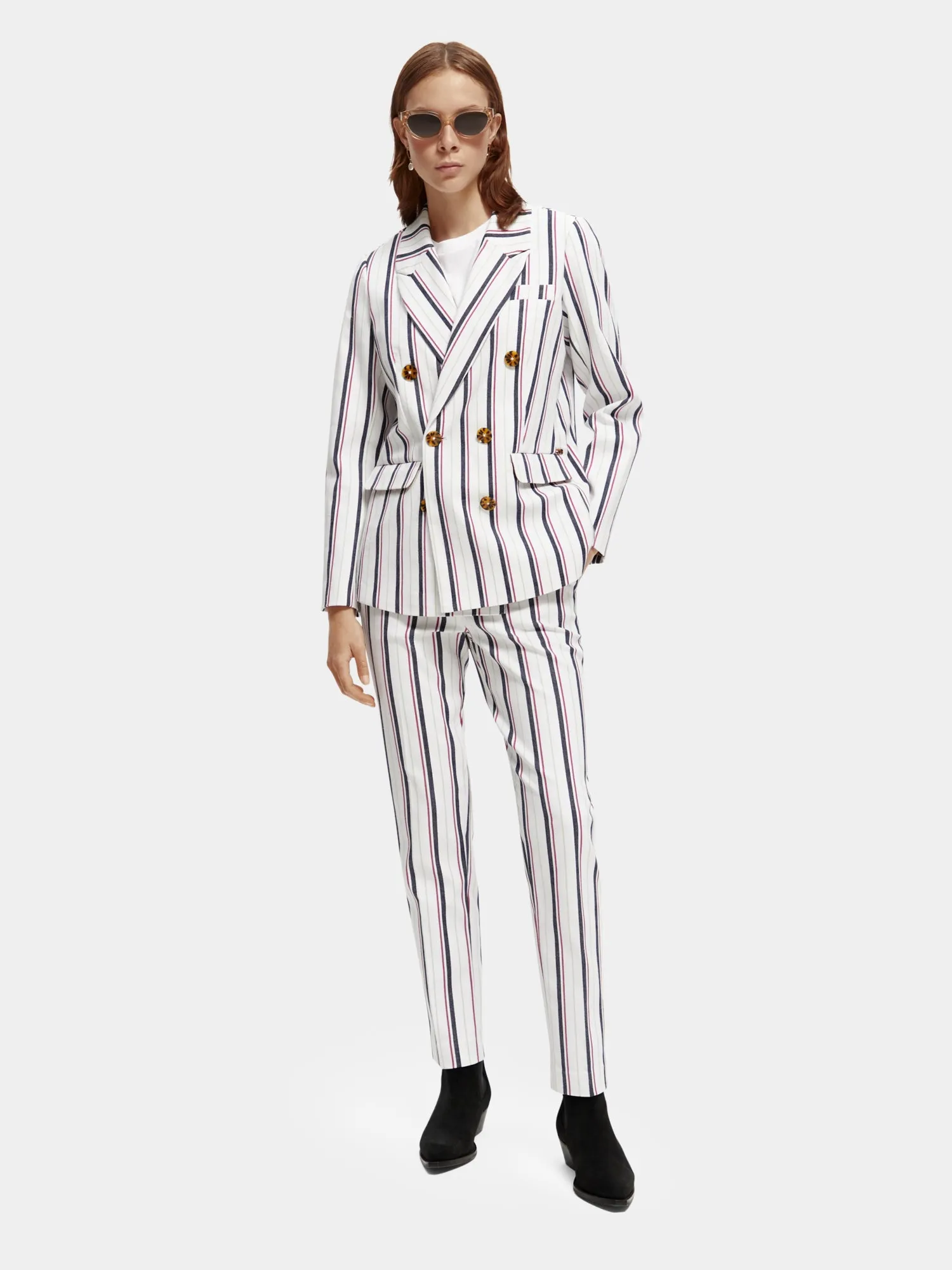 Double-breasted striped blazer sold by Scotch and Soda product image thumbnail 4