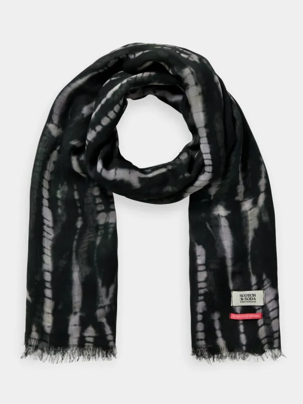 Lightweight printed scarf sold by Scotch & Soda