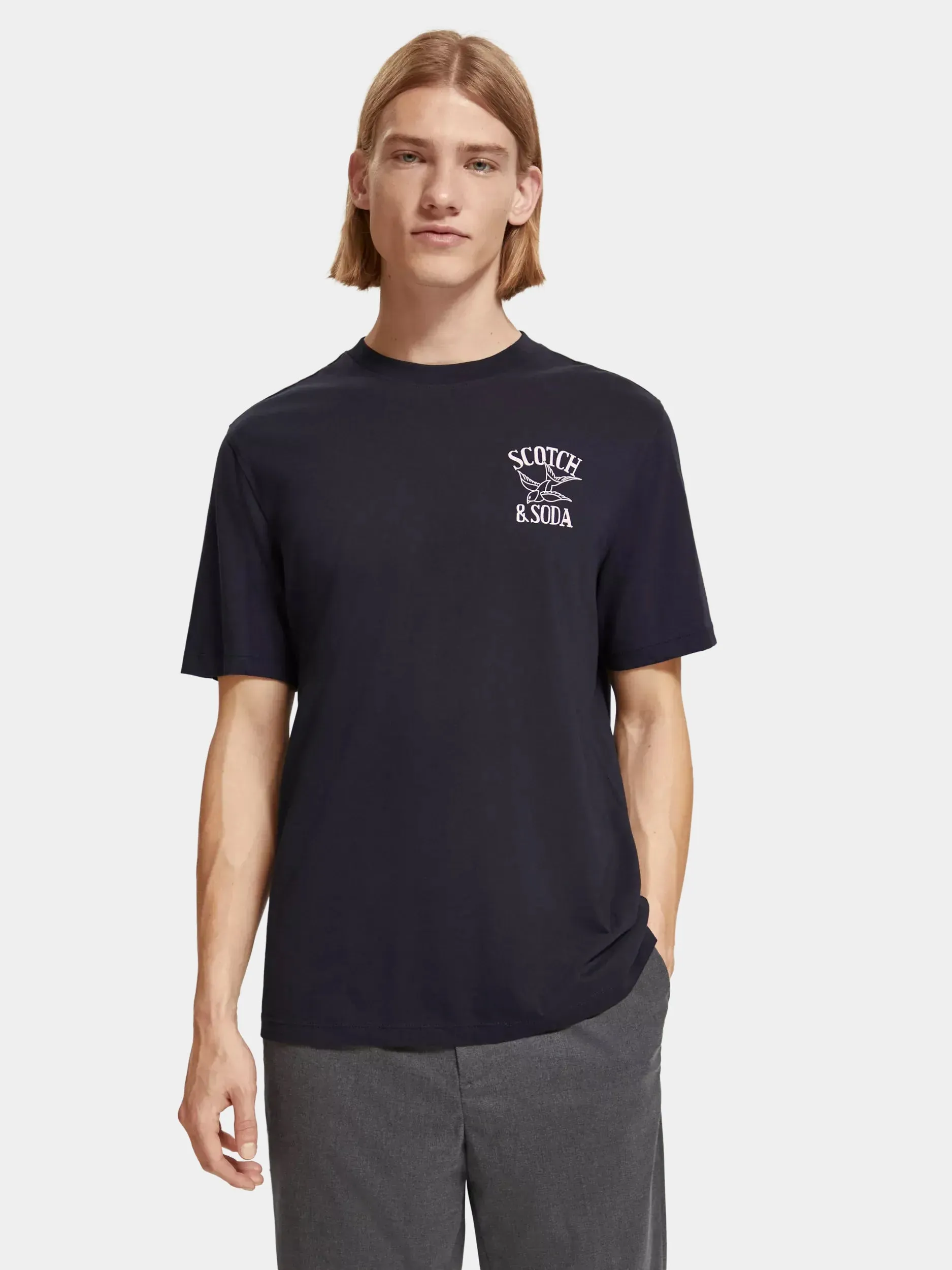 Regular-fit artwork t-shirt sold by Scotch and Soda