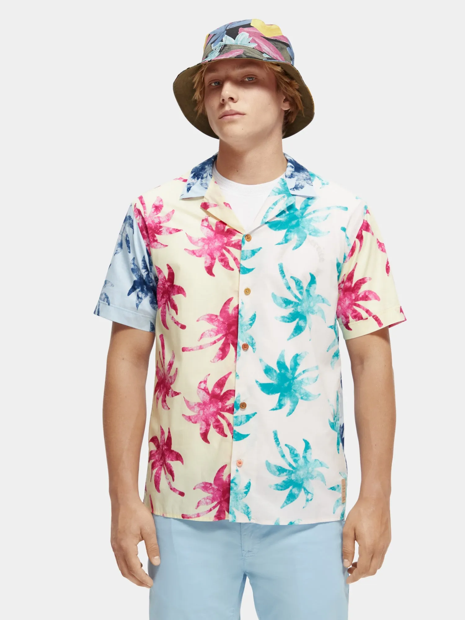 Cotton voile printed shirt sold by Scotch and Soda