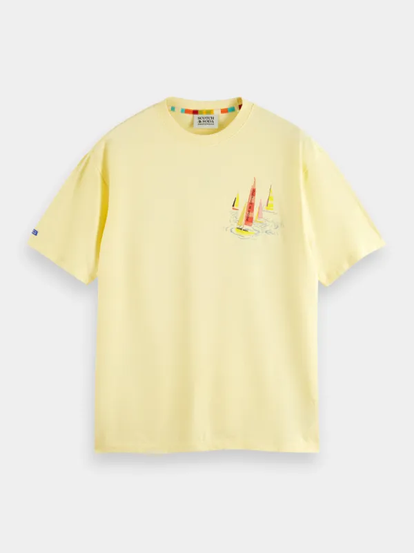 Regular-fit artwork t-shirt sold by Scotch and Soda