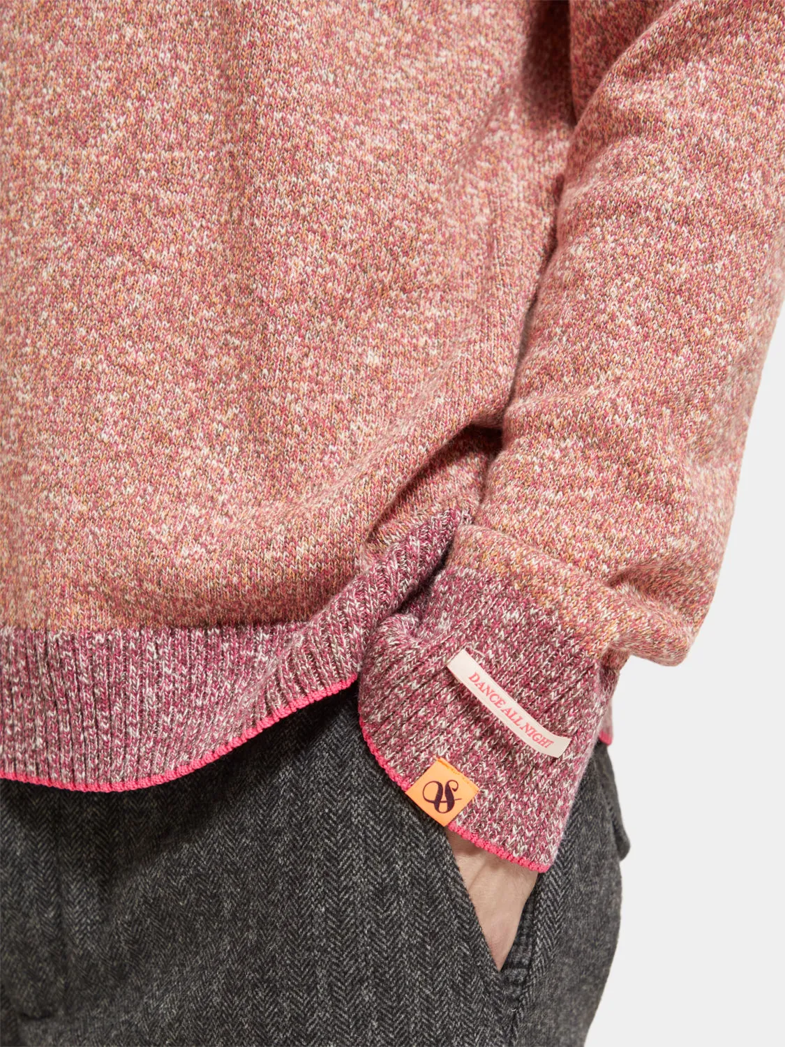Melange crewneck pullover sold by Scotch & Soda product image thumbnail 5
