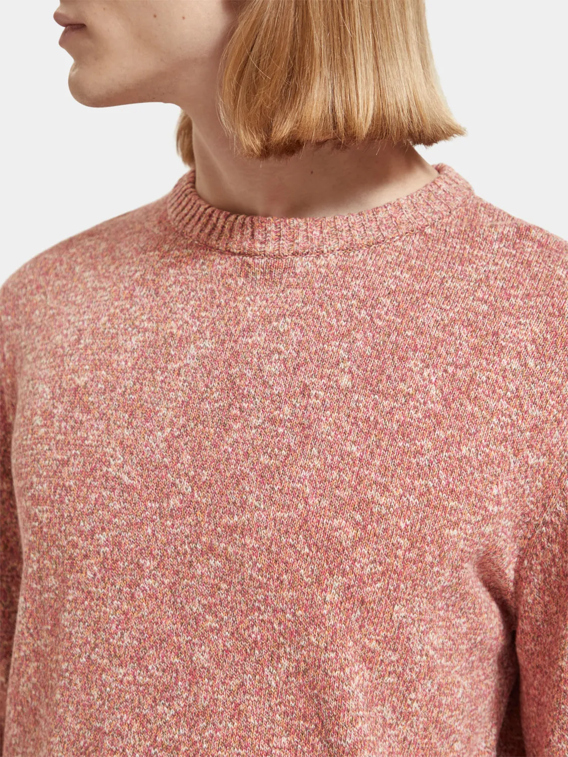 Melange crewneck pullover sold by Scotch & Soda product image thumbnail 4