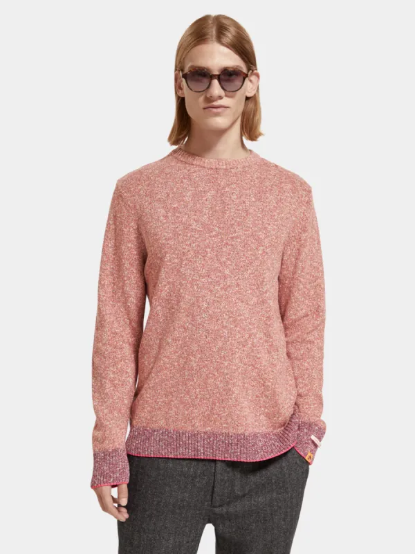 Melange crewneck pullover sold by Scotch and Soda