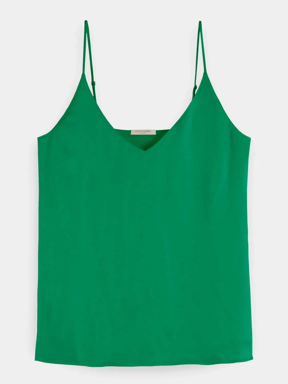 Jersey tank with woven front sold by Scotch and Soda product image thumbnail 2