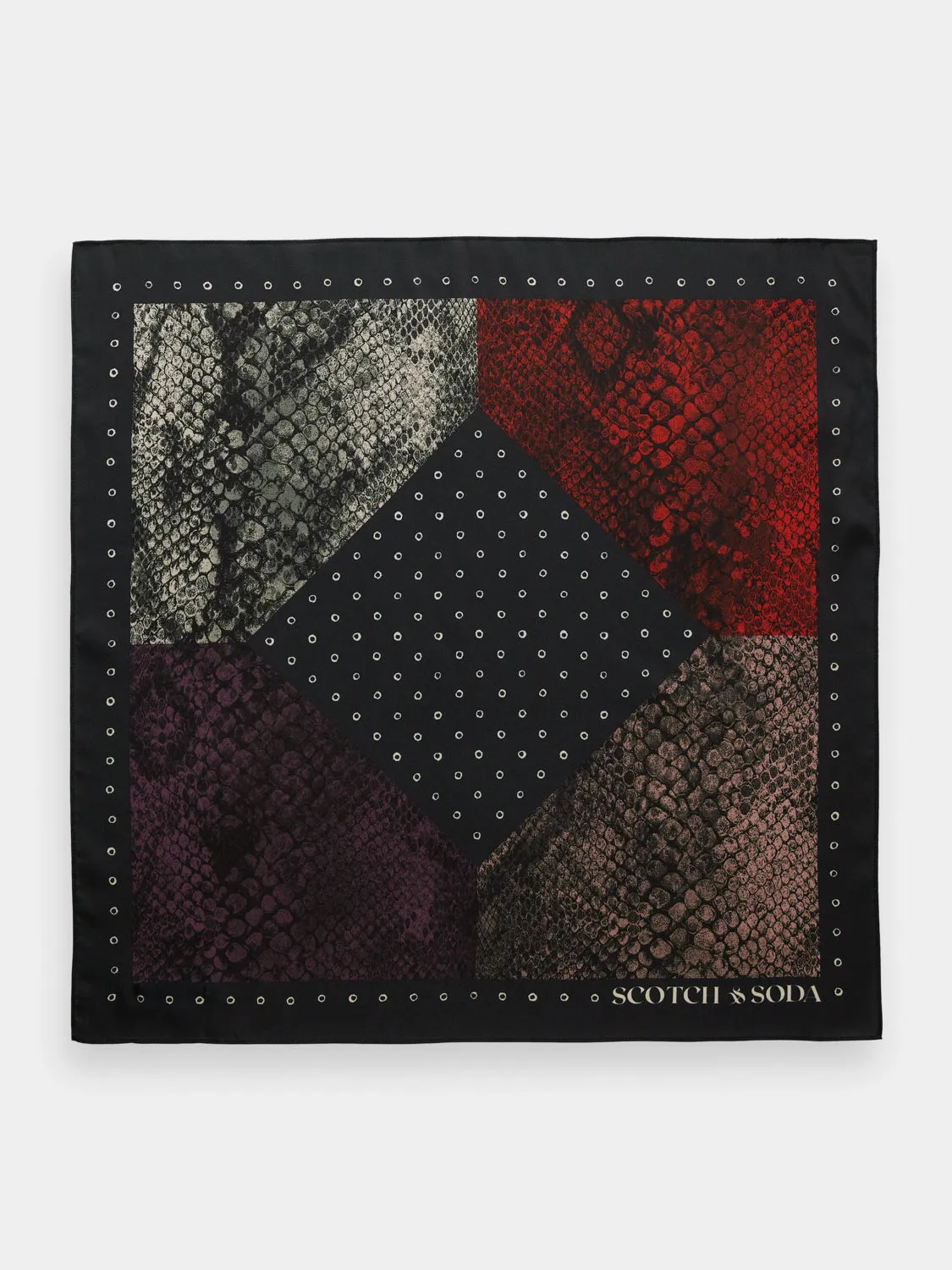 Printed square scarf sold by Scotch and Soda product image thumbnail 4