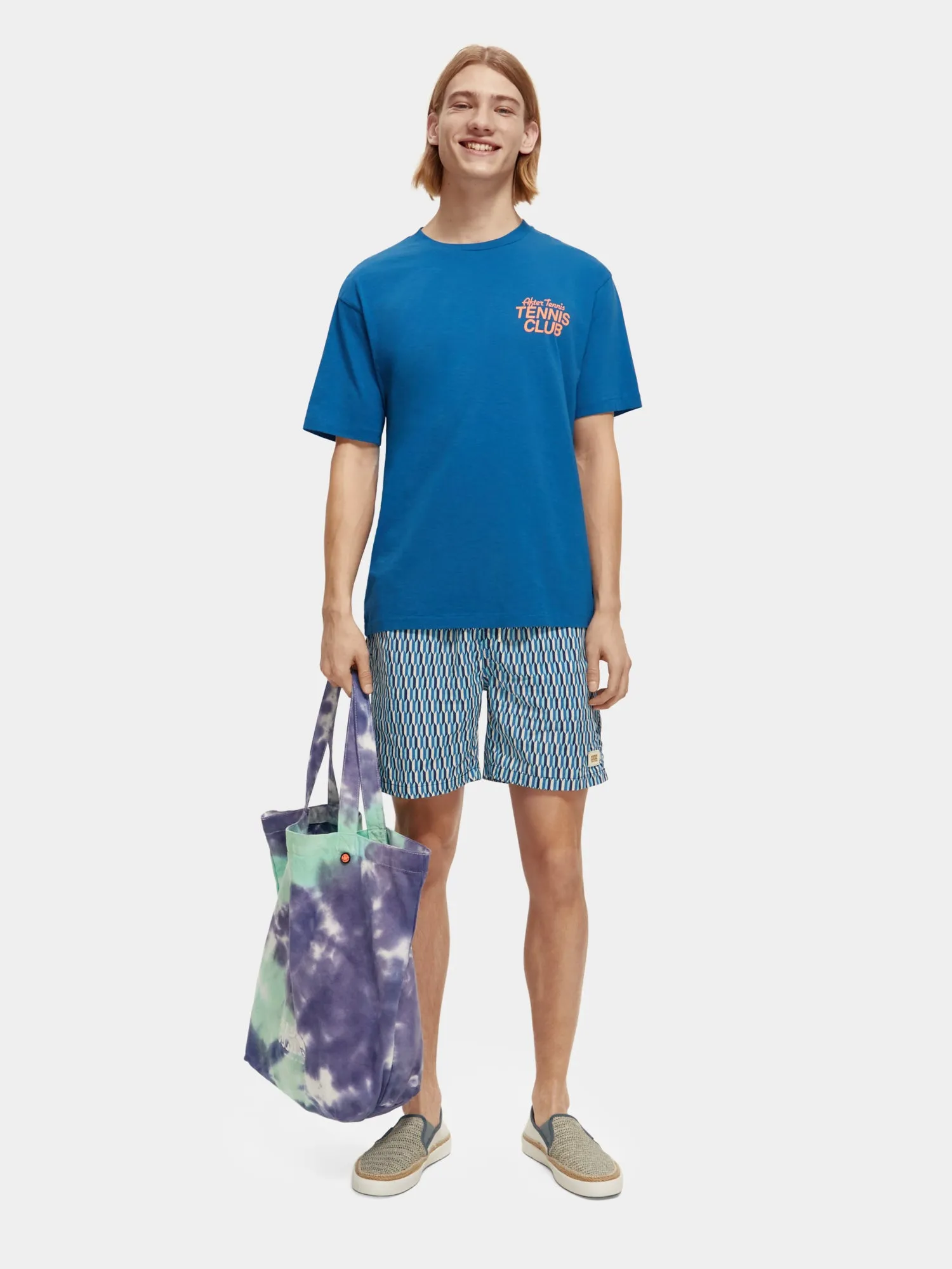 Mid-length mini printed swimshorts sold by Scotch and Soda product image thumbnail 5