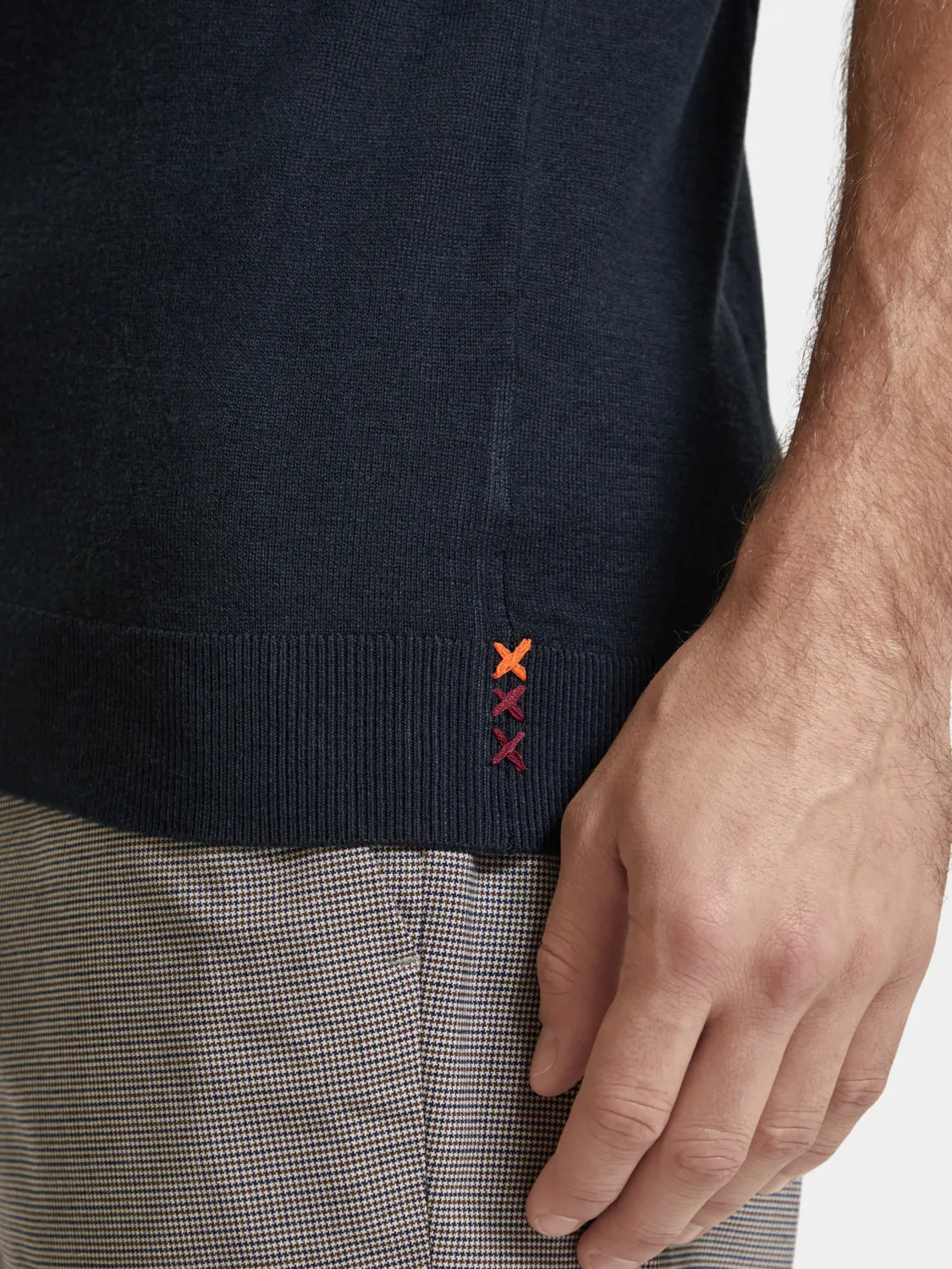 Wool blend knitted t-shirt sold by Scotch and Soda product image thumbnail 5