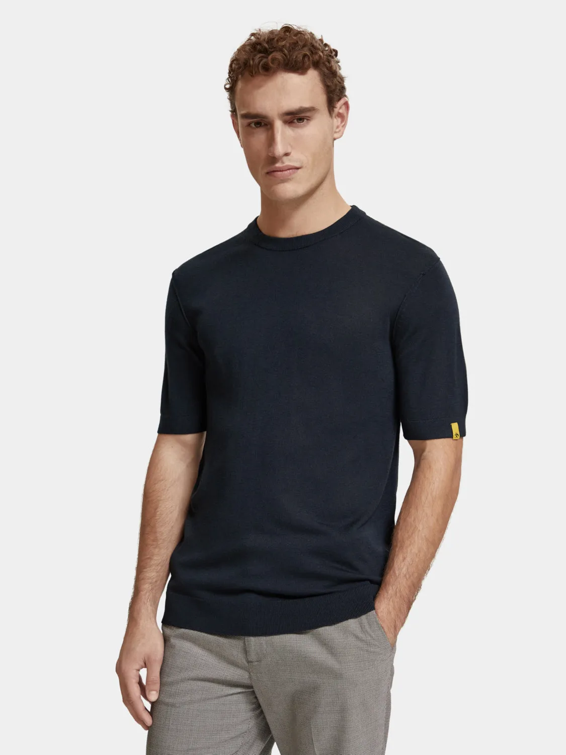 Wool blend knitted t-shirt sold by Scotch and Soda