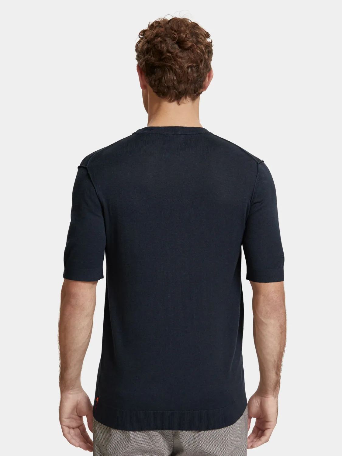 Wool blend knitted t-shirt sold by Scotch and Soda product image thumbnail 3