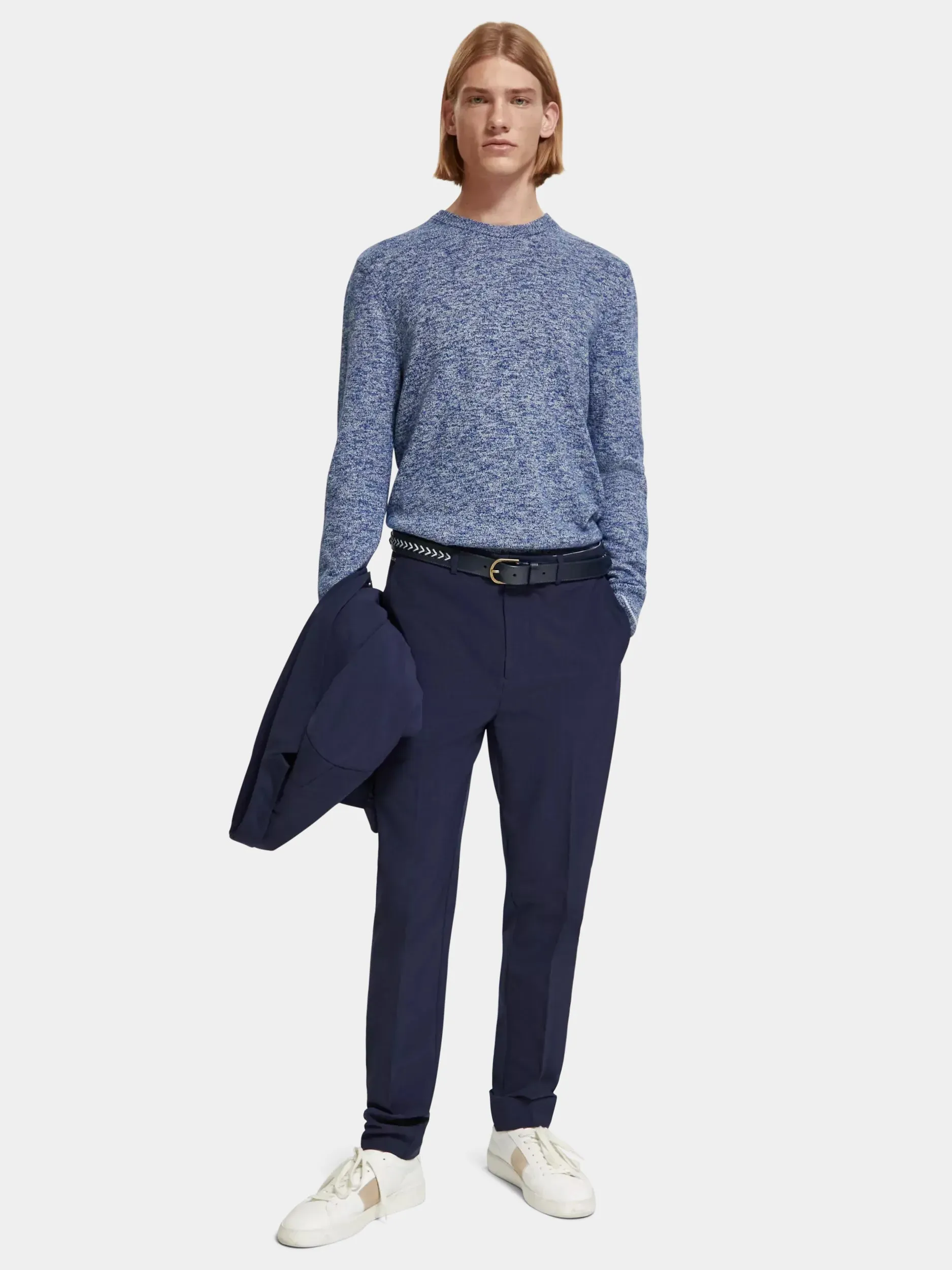 Melange crewneck pullover sold by Scotch and Soda product image thumbnail 4
