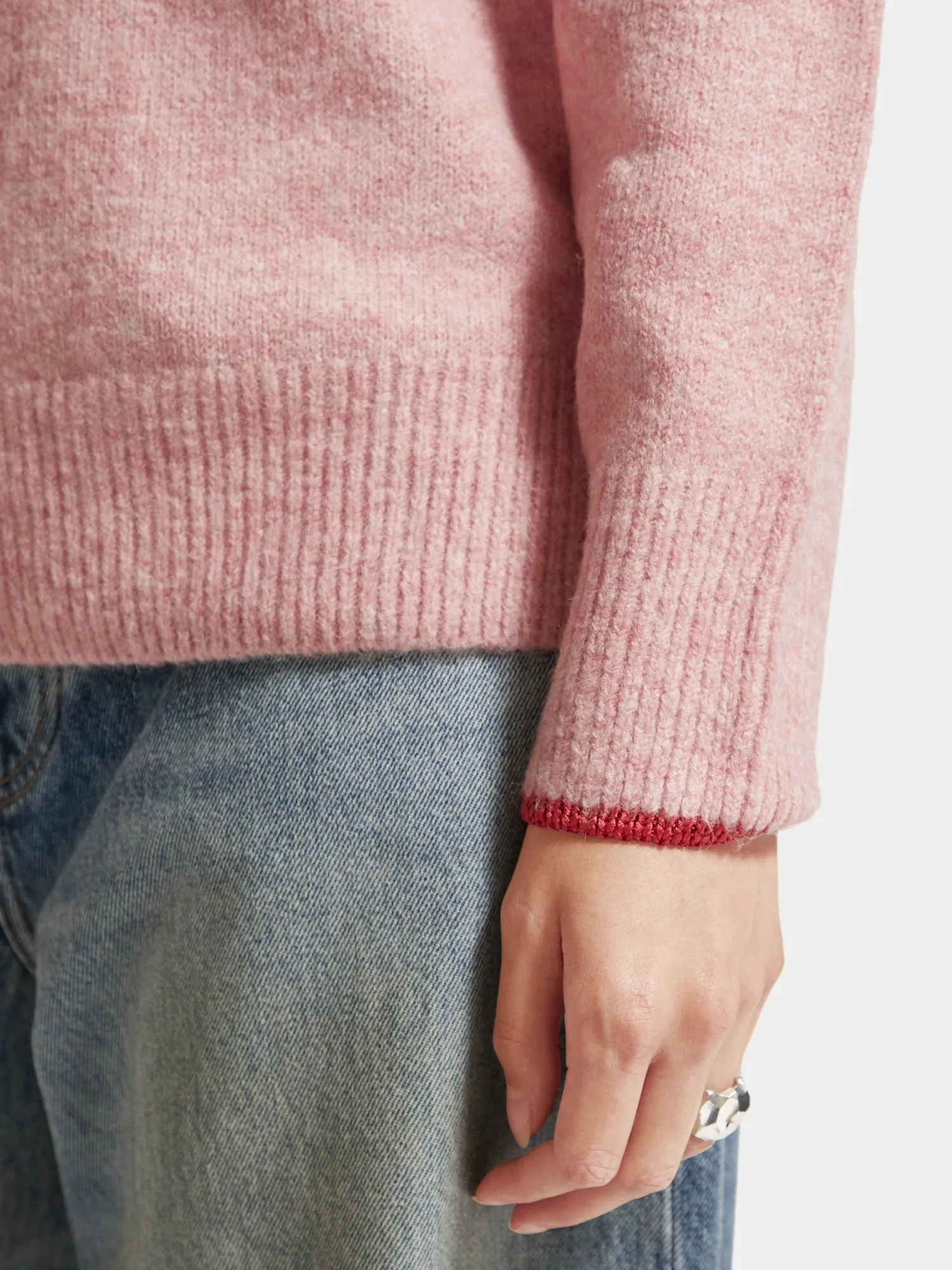 Knitted crewneck sweater sold by Scotch and Soda product image thumbnail 5