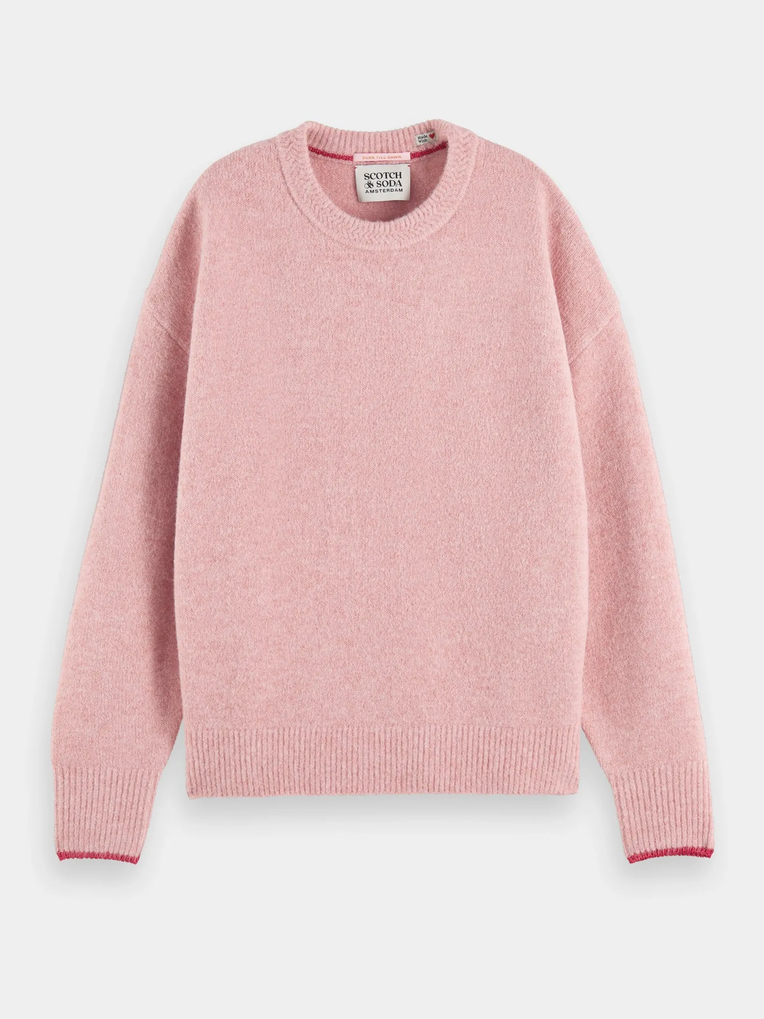 Knitted crewneck sweater sold by Scotch and Soda product image thumbnail 2
