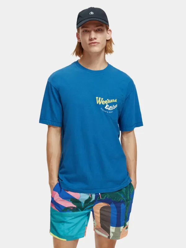 Weekend edition pocket t-shirt sold by Scotch and Soda