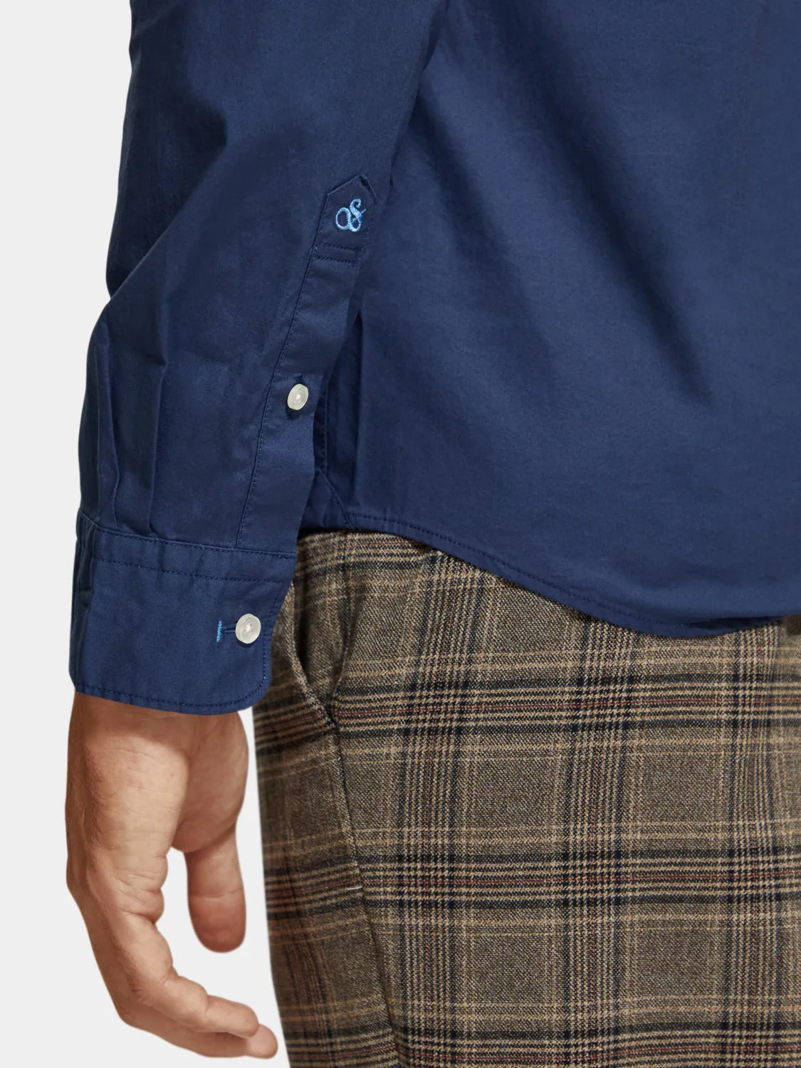 Organic cotton poplin shirt sold by Scotch and Soda product image thumbnail 4