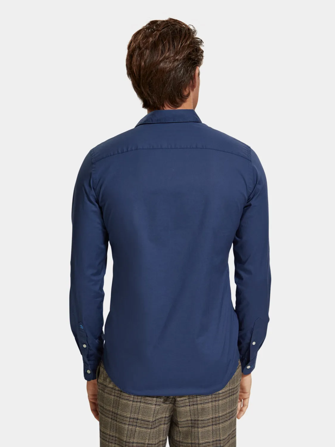 Organic cotton poplin shirt sold by Scotch and Soda product image thumbnail 3
