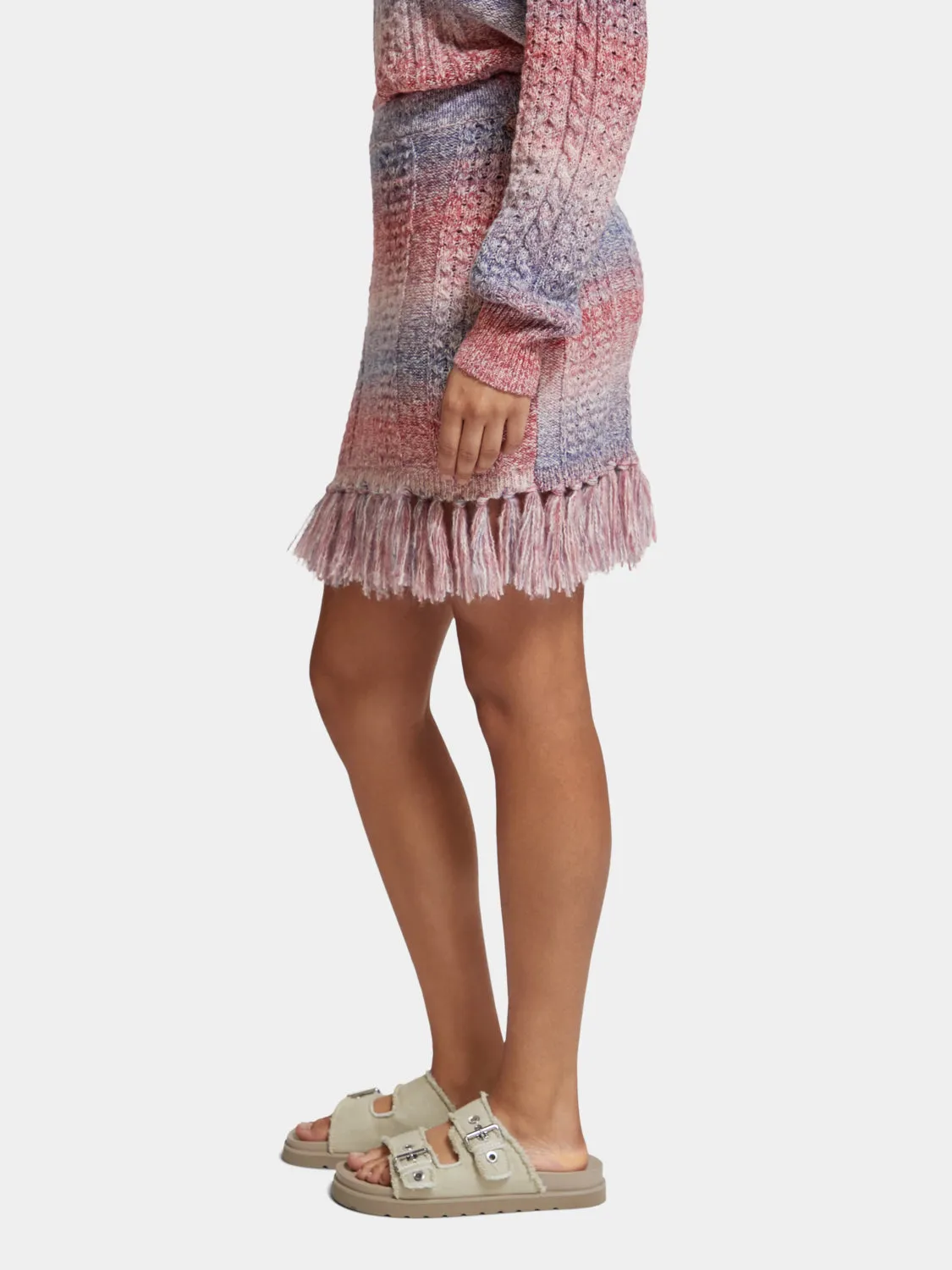 Space-dyed knitted skirt sold by Scotch and Soda product image thumbnail 4