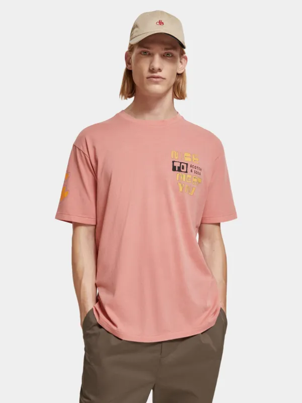 Washed artwork t-shirt made by Scotch & Soda