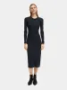 Long sleeved rib knitted midi dress sold by Scotch and Soda