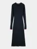 Long sleeved rib knitted midi dress sold by Scotch and Soda