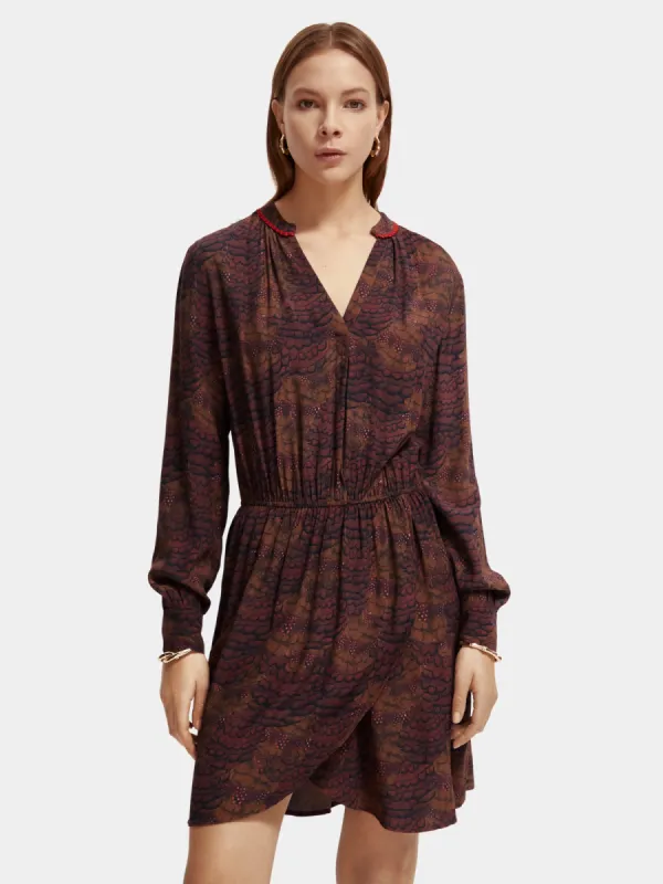 V-neck mini dress sold by Scotch and Soda
