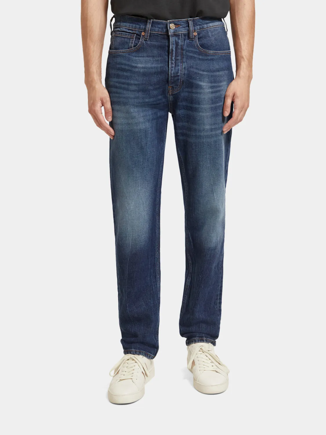 Drop tapered jeans sold by Scotch and Soda