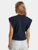 Button detail v-neck top sold by Scotch and Soda