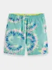 Mid-length tie-dyed printed swimshorts sold by Scotch and Soda