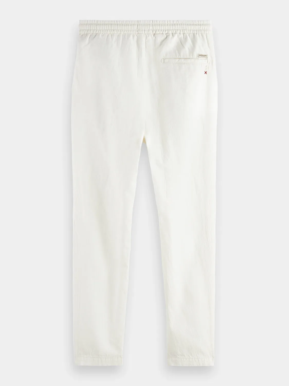 Warren cotton-linen twill jogger pants sold by Scotch and Soda product image thumbnail 2