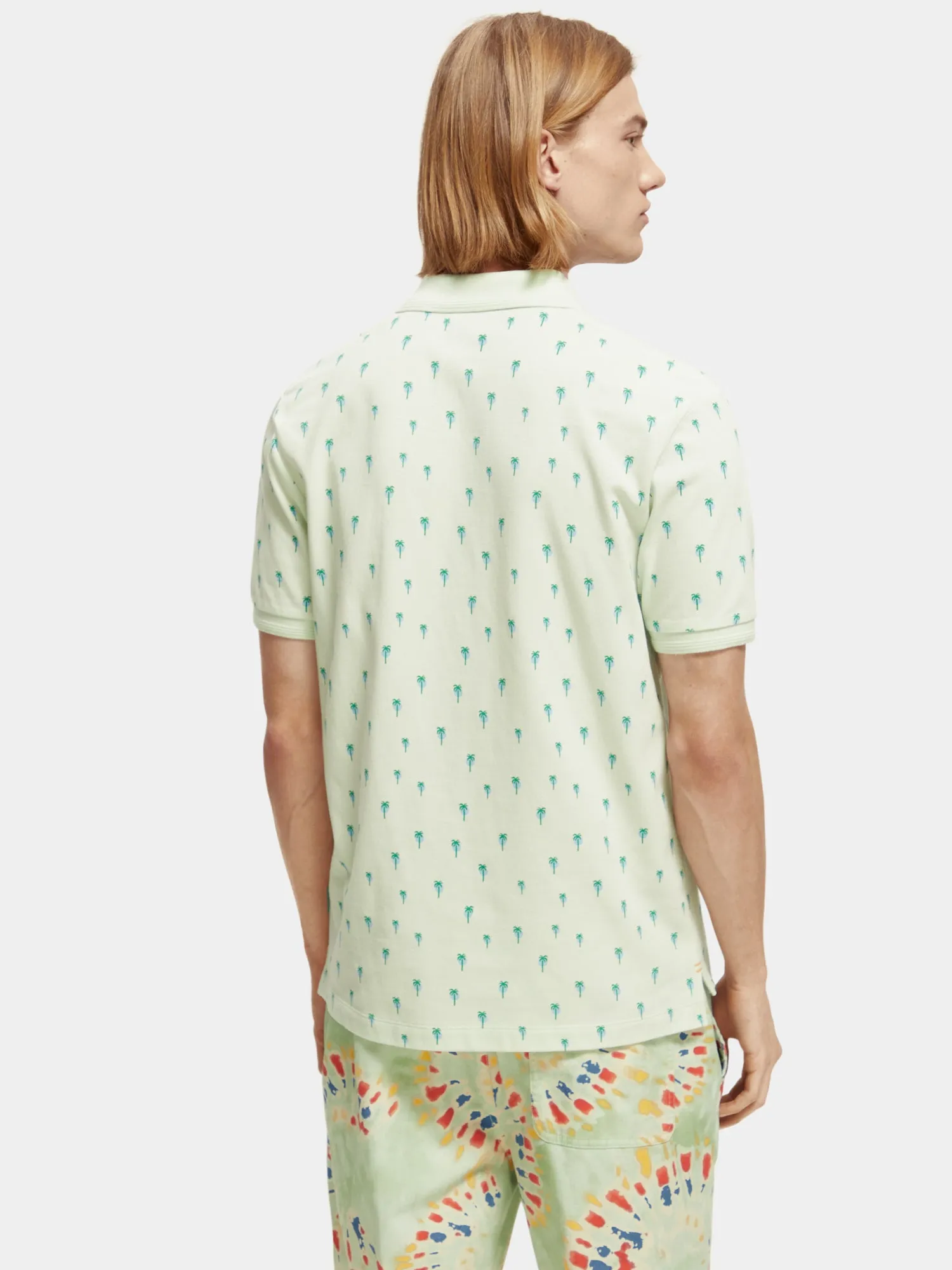 Mini palm print polo shirt sold by Scotch and Soda product image thumbnail 3