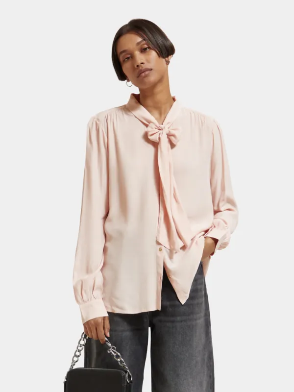Shirt with tie neck sold by Scotch and Soda