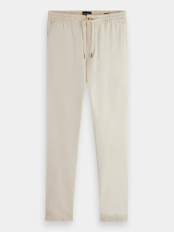 Warren cotton-linen jogger pants sold by Scotch and Soda
