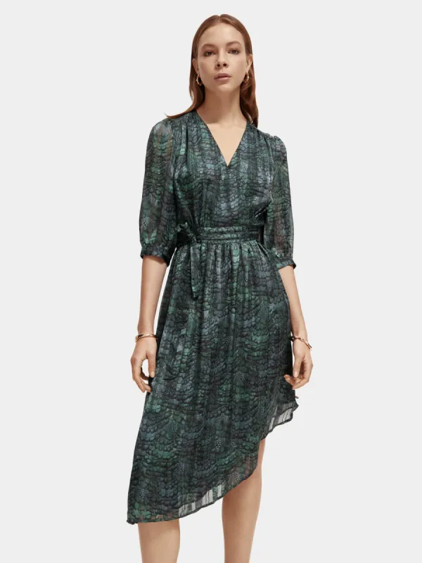V-neck midi dress made by Scotch & Soda