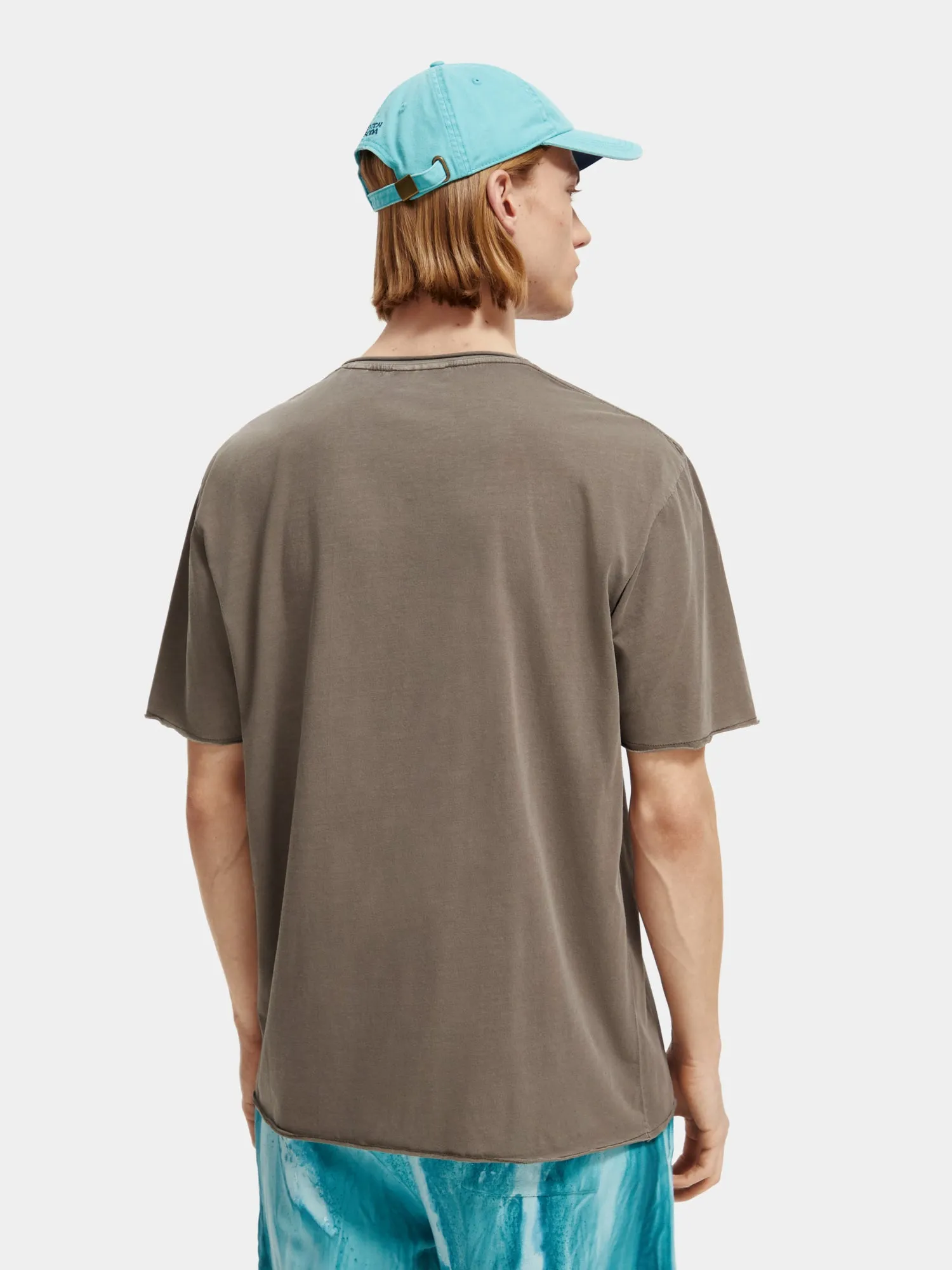 Relaxed-fit raw edge t-shirt sold by Scotch and Soda product image thumbnail 3