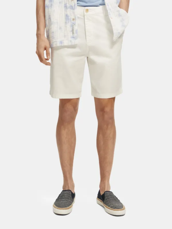 Stuart garment-dyed pima cotton shorts sold by Scotch and Soda