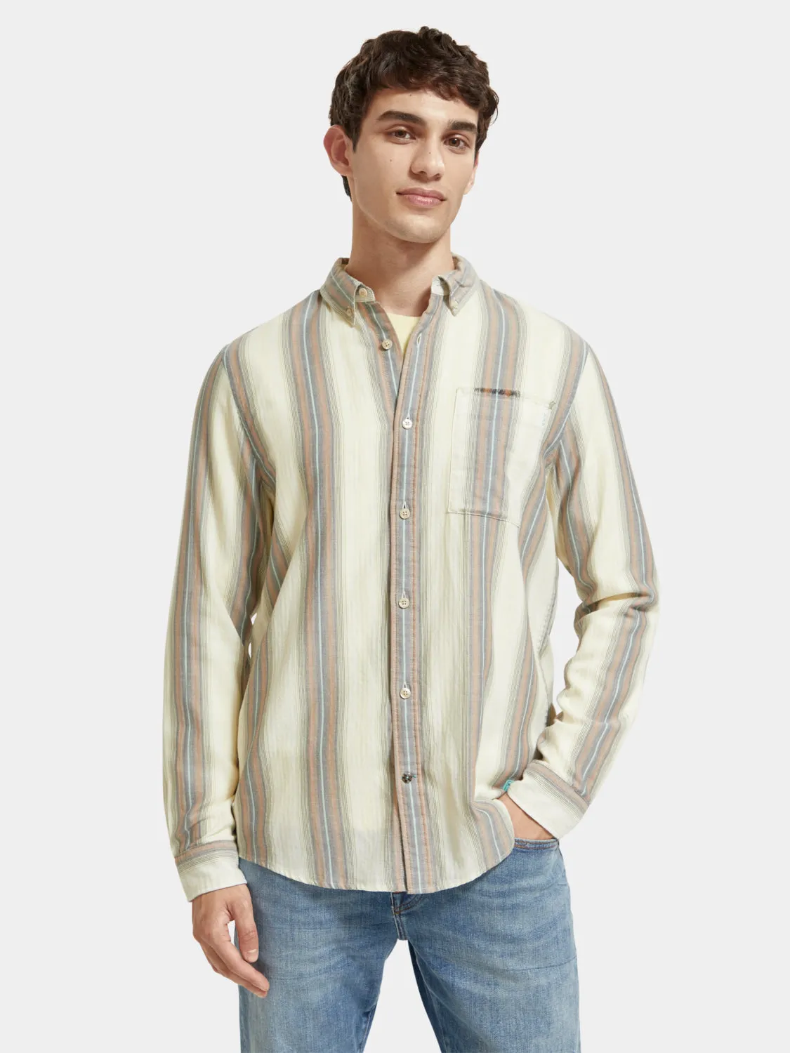 Herringbone shirt sold by Scotch and Soda