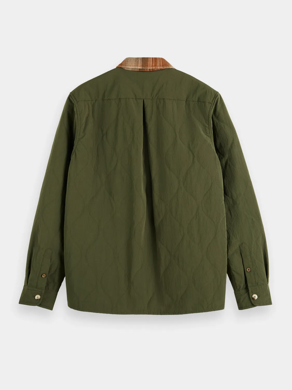 Check flannel overshirt sold by Scotch and Soda product image thumbnail 2