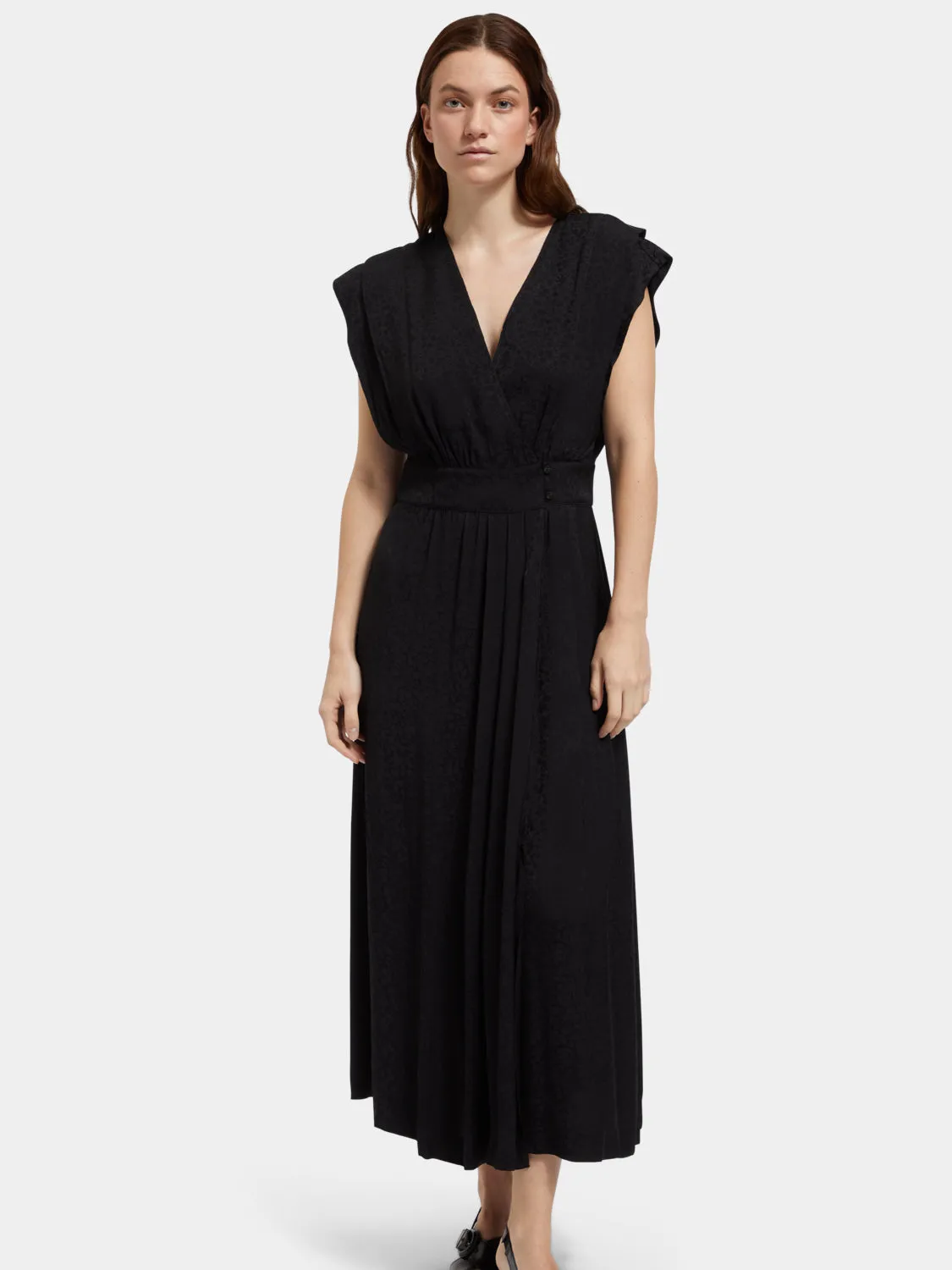 V-neck wrap dress sold by Scotch and Soda