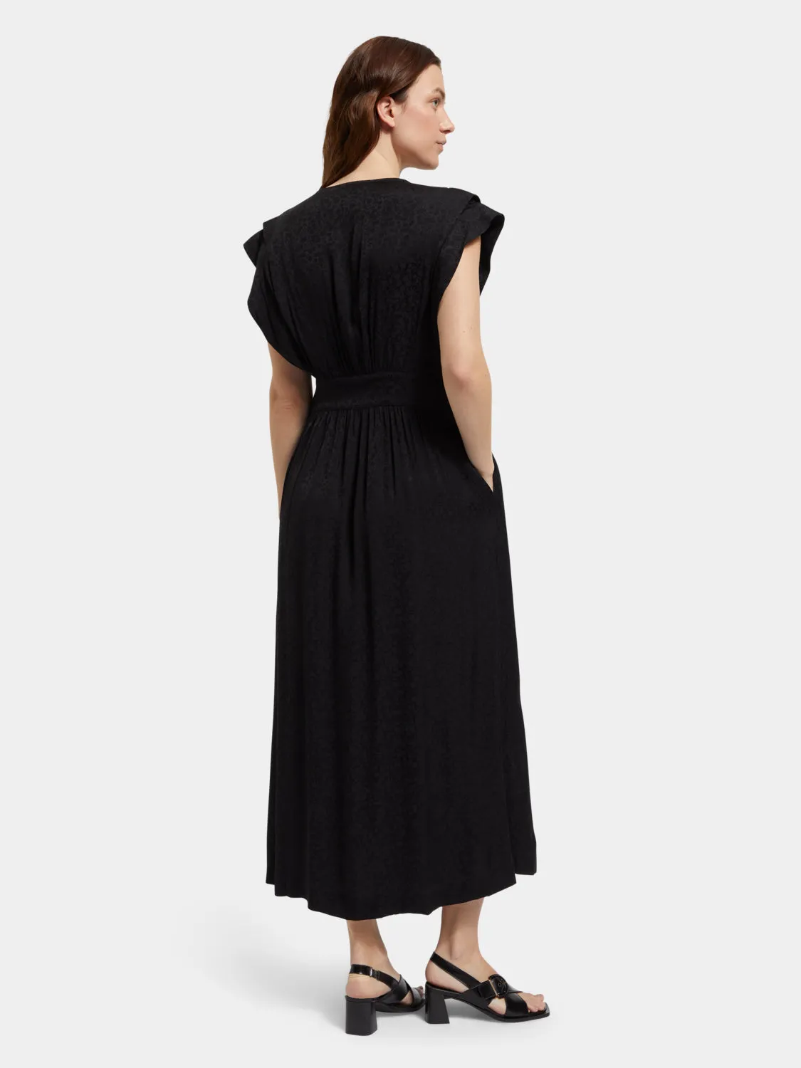 V-neck wrap dress sold by Scotch and Soda product image thumbnail 3