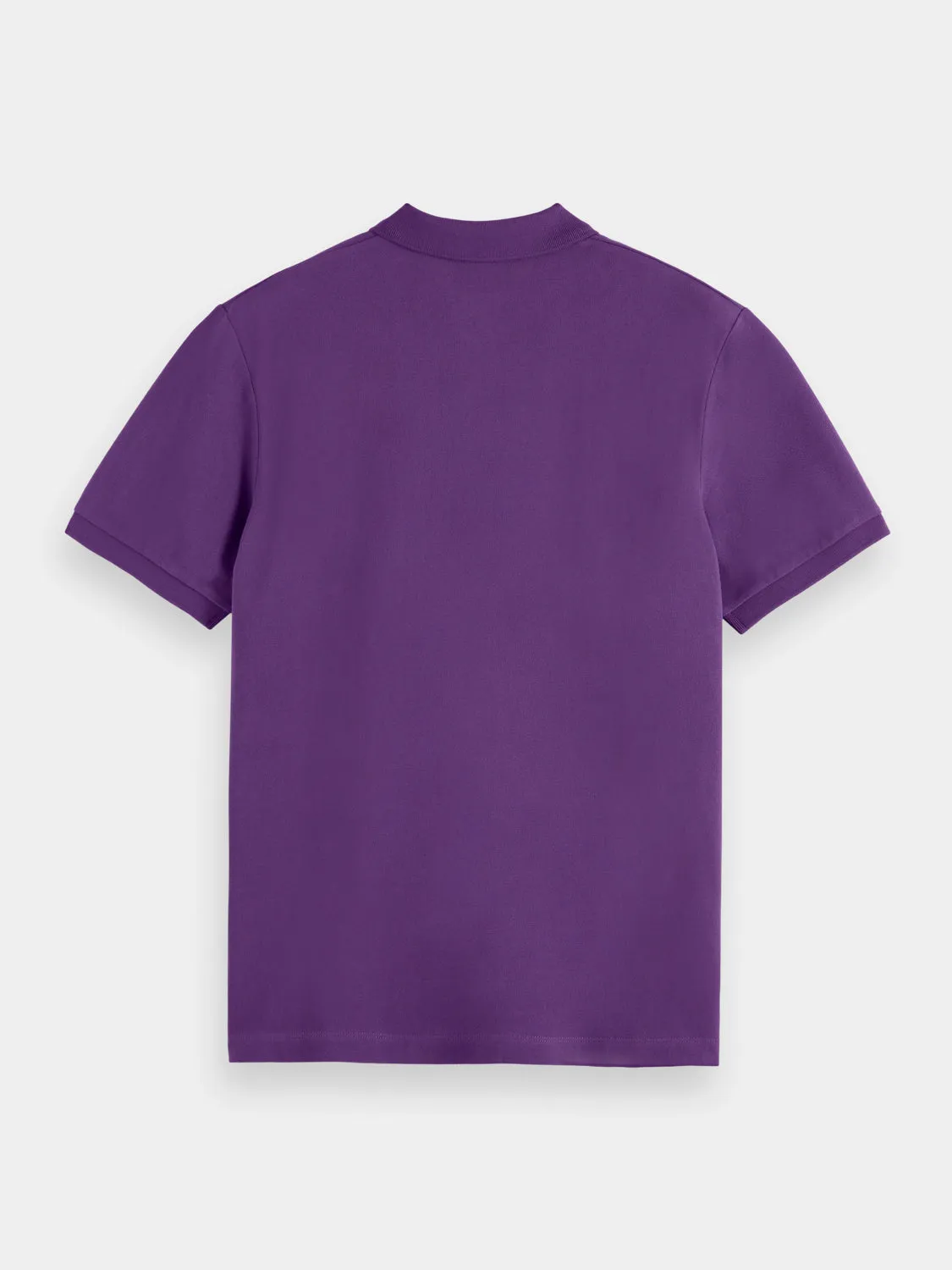 Organic cotton pique polo shirt sold by Scotch and Soda product image thumbnail 2