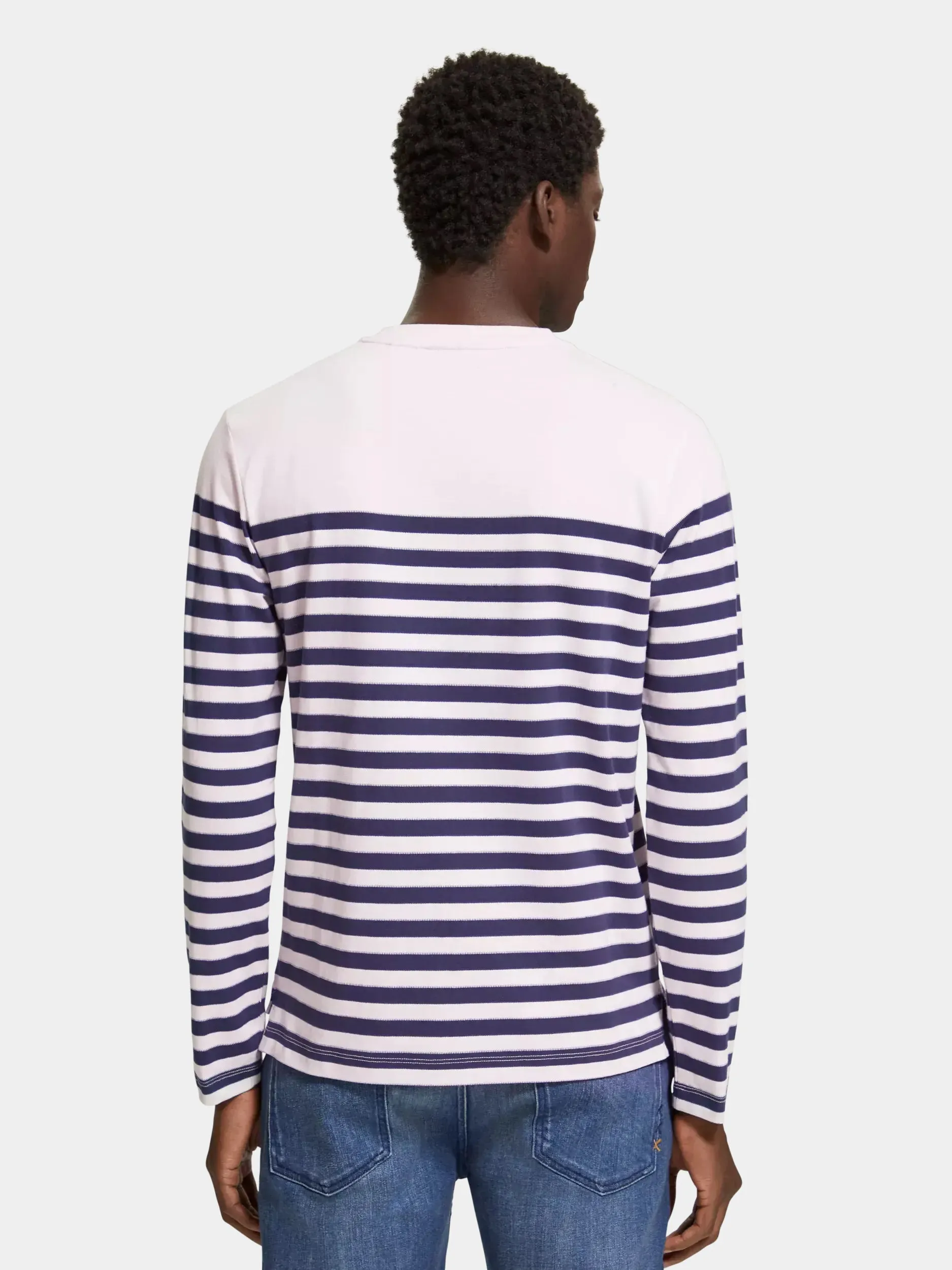 Breton striped long sleeved t-shirt sold by Scotch and Soda product image thumbnail 3