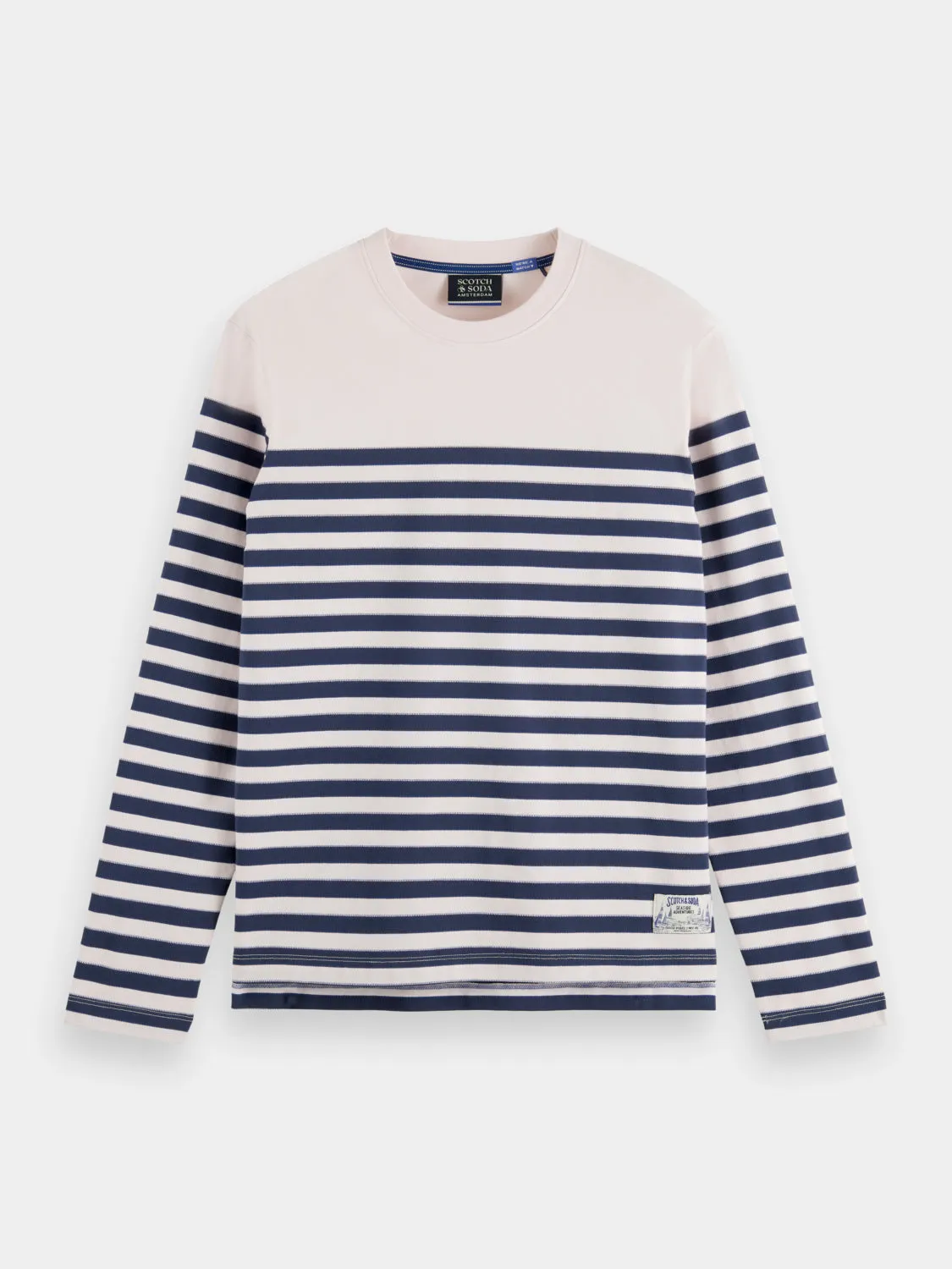 Breton striped long sleeved t-shirt sold by Scotch and Soda product image thumbnail 2