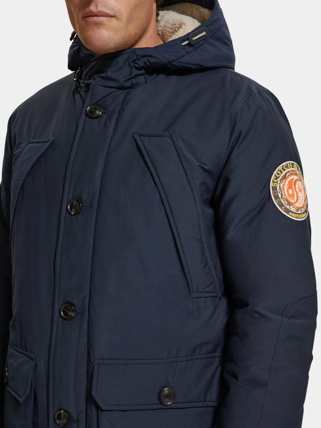 Heavy weight padded parka sold by Scotch and Soda product image thumbnail 5