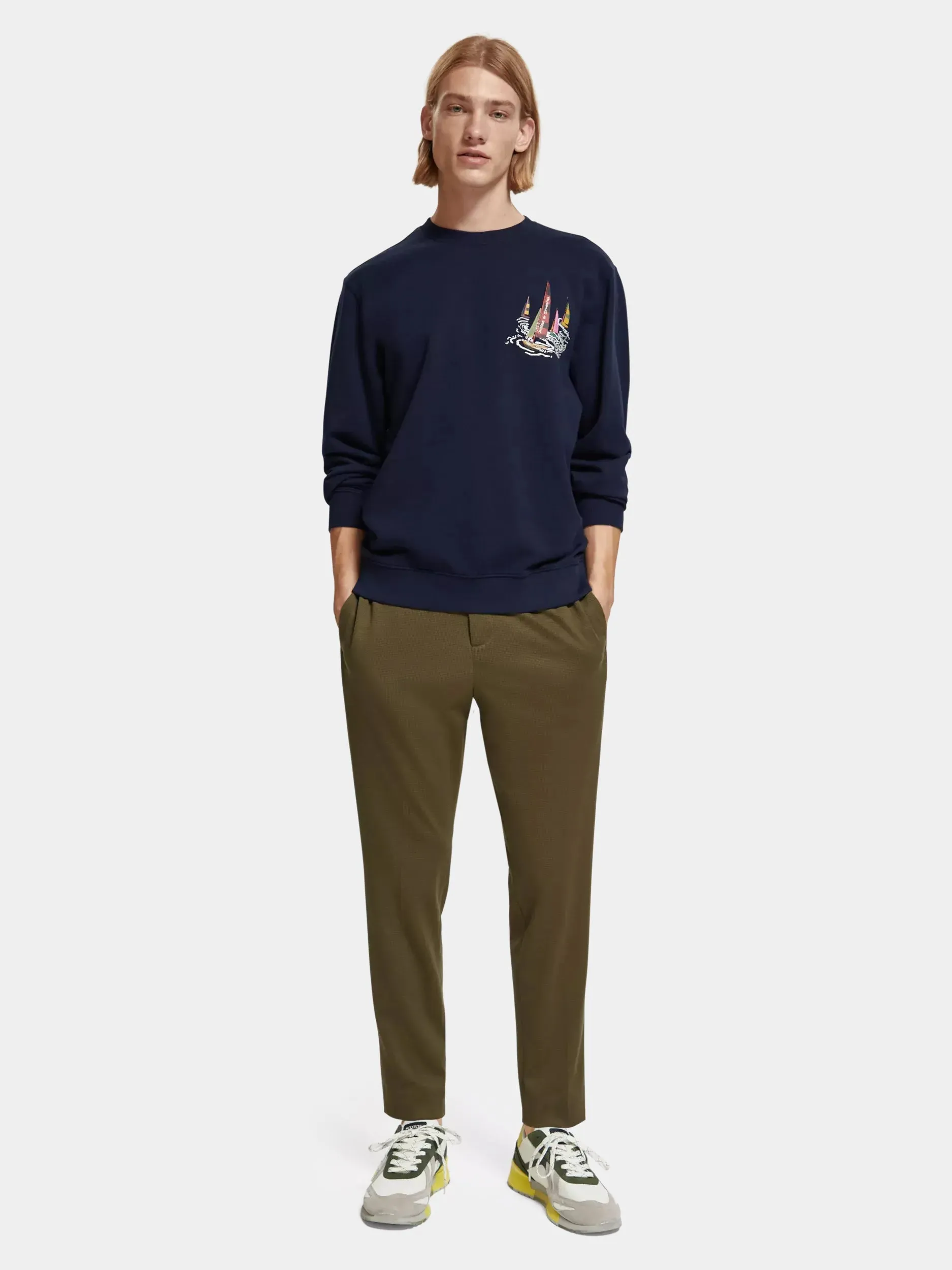 Boat artwork sweatshirt sold by Scotch & Soda product image thumbnail 4