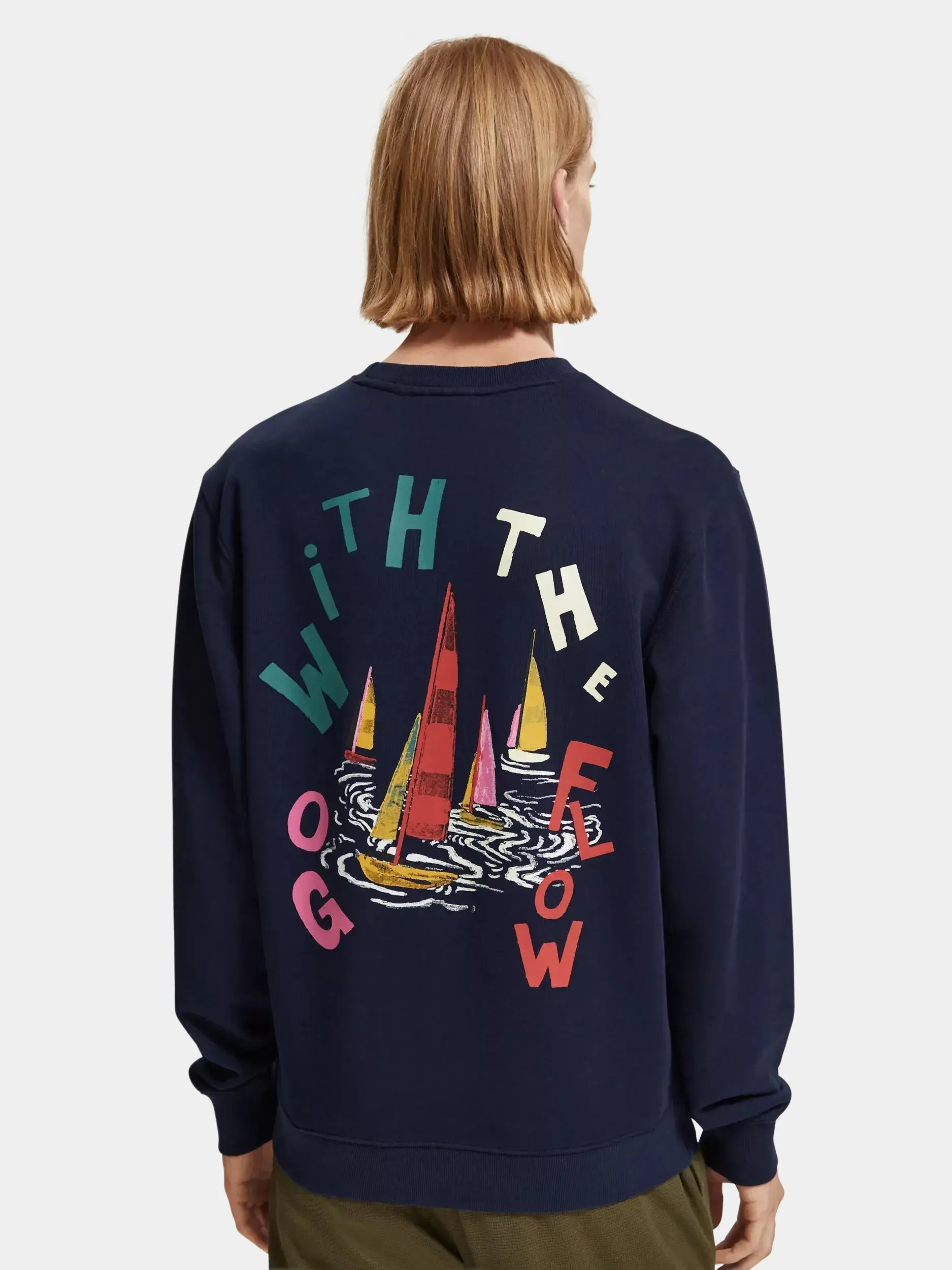 Boat artwork sweatshirt sold by Scotch & Soda product image thumbnail 3