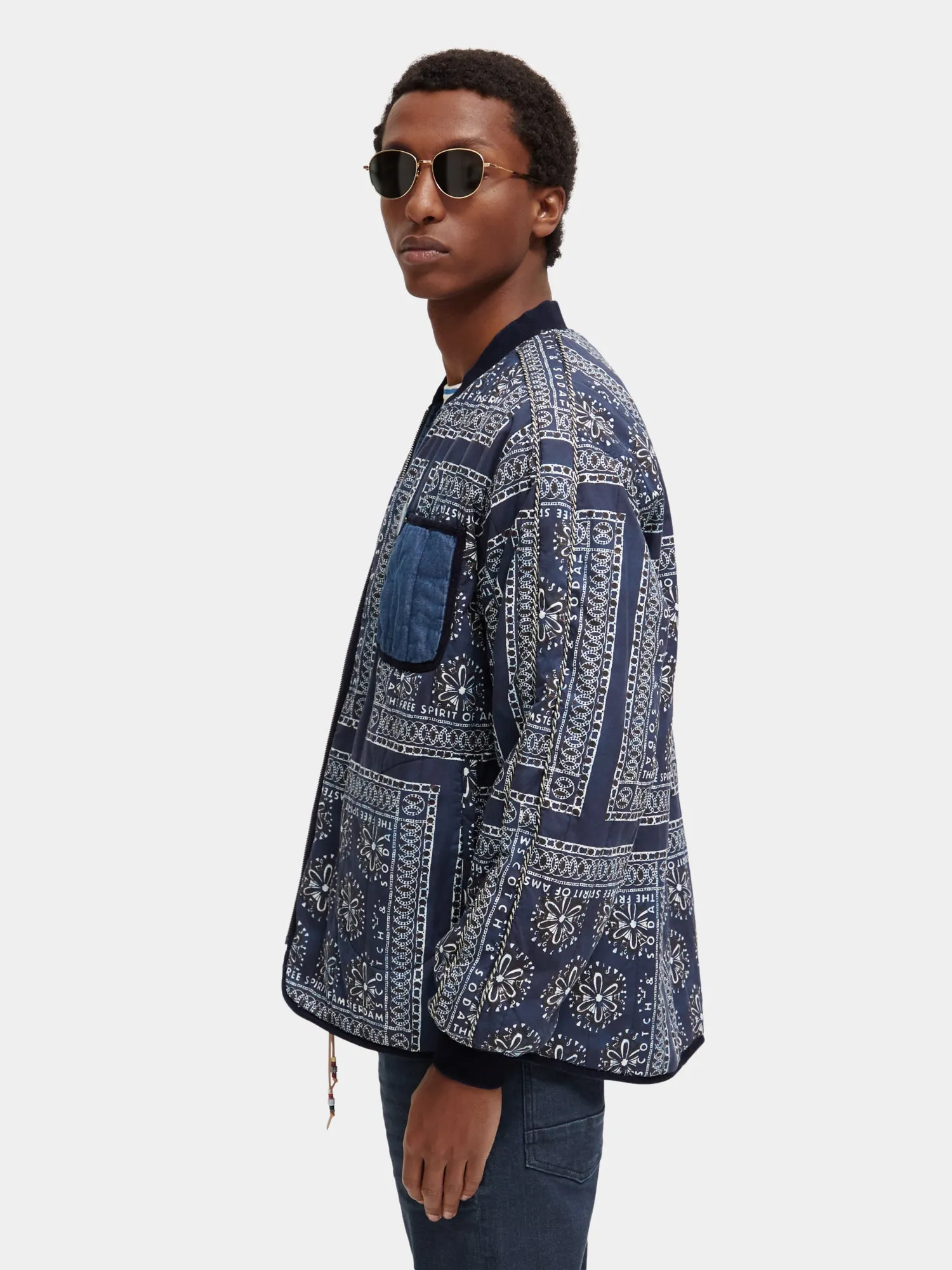 Reversible bomber jacket sold by Scotch and Soda product image thumbnail 4