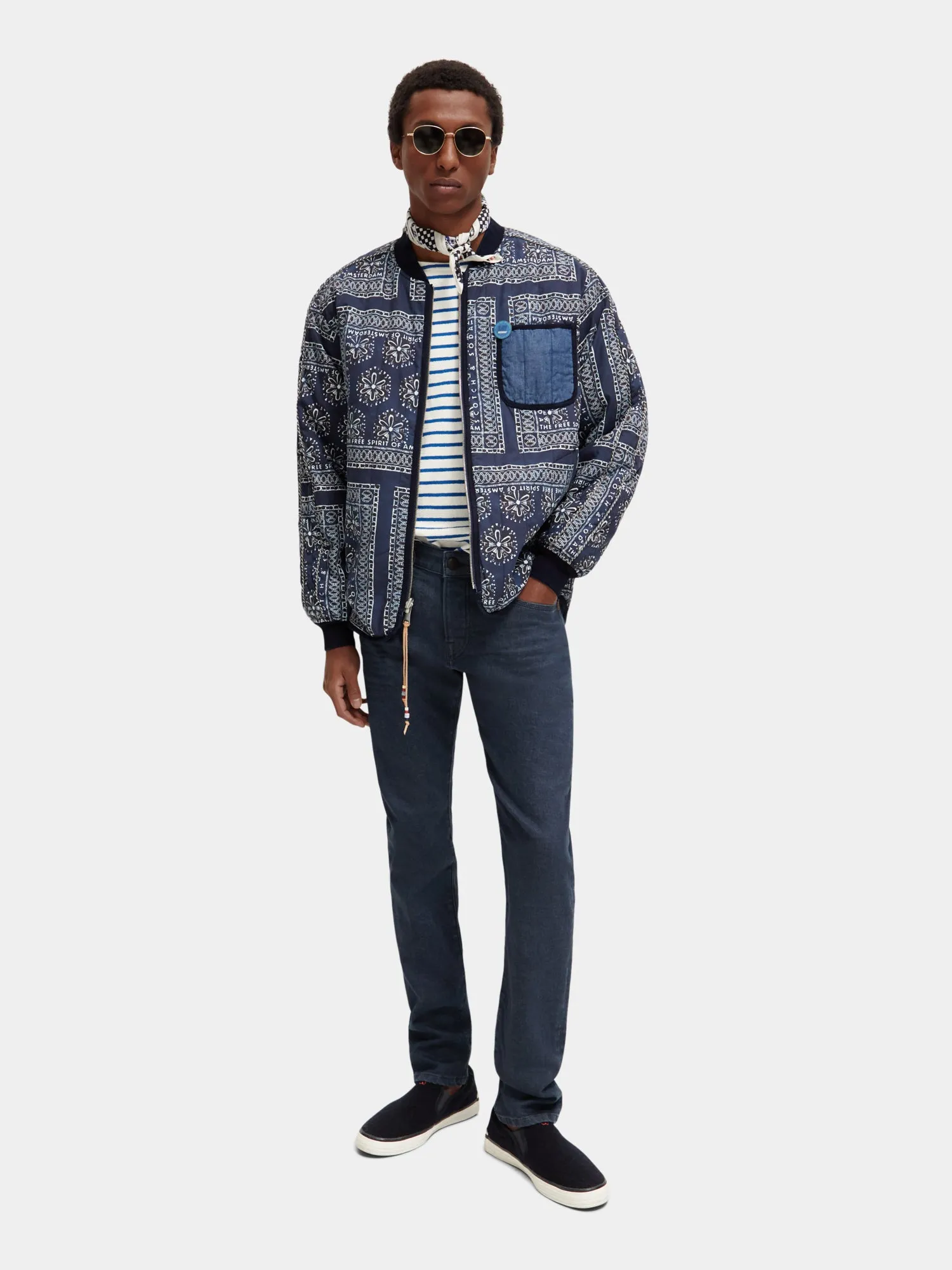 Reversible bomber jacket sold by Scotch and Soda product image thumbnail 5